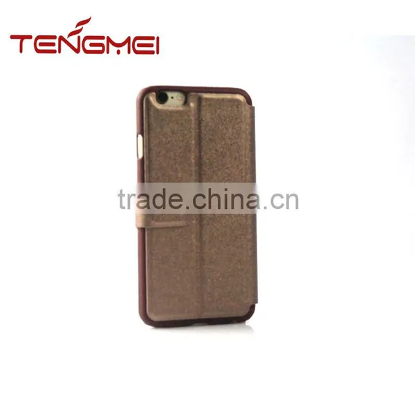 Sands Grain Case for Iphones, Magnetic pu Leather Phone Case for Iphone 6 photo-3