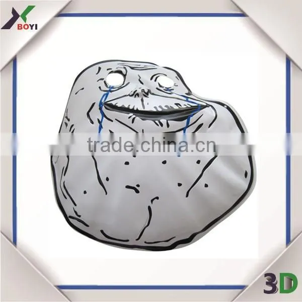 Blank White Funny Gloomy Clown Masks for Halloween/Easter Wholesale photo-6