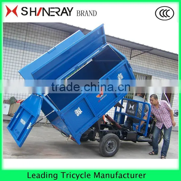 Shineray Hot Sale Three Wheel Garbage Tricycle With Tipper photo-3