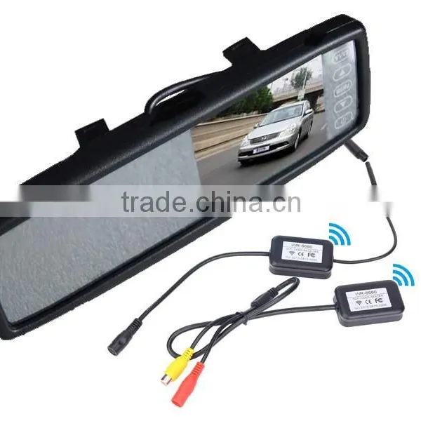 HD WIFI 4.3inch Auto Wireless Car Rearview Mirror, Auto Rear View Mirror photo-3