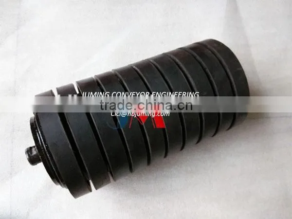 Mining Belt Conveyorn Roller OEM Impact Rubber Mine Roller/ Idler