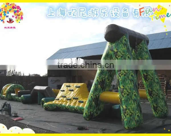 Giant Inflatable Aqua Obstacle at Swimming Pool, Inflatable Water Obstacle Course photo-2