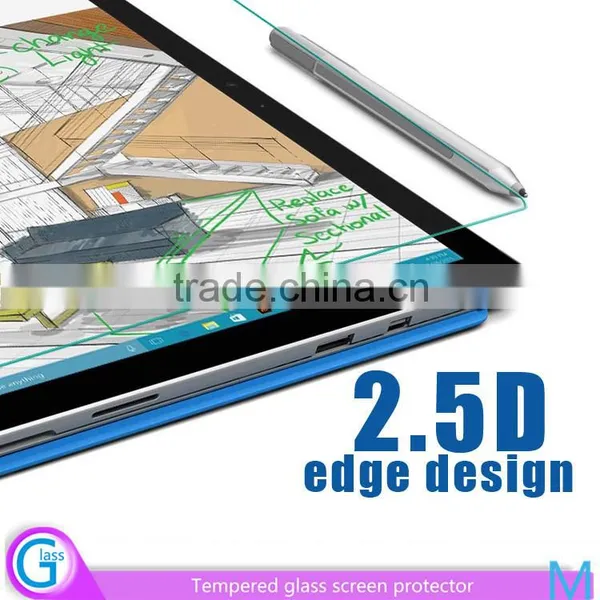 Hot Selling Product 2.5D Tempered Glass for Microsoft Surface Pro 4 Screen Protective Film