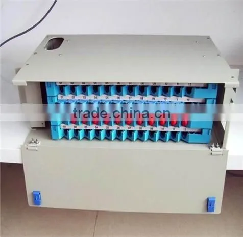 Fiber Optic 19 Inch 1U 24 Ports Rack Mount ODF / Fiber Optic Patch Panel photo-3
