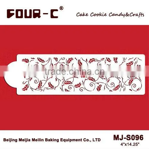 Oak Leaf Cake Decor Stencils,plastic Cake Stencil,new Arrivals Sugar Art Stencil