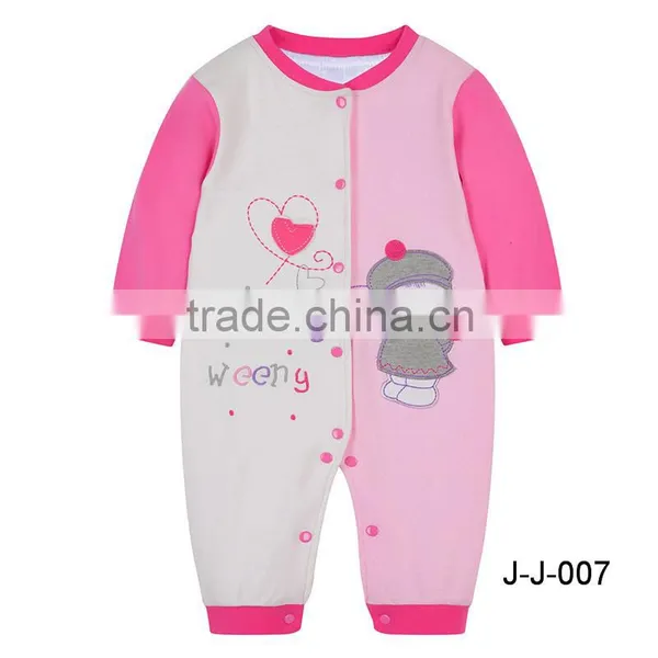 New Design Long Sleeve Baby Girls Baby Romper for Winter photo-5