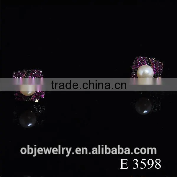 Fashion Dubai Gold Necklace Pendant With Earrings For Women/Pearls Earrings And Necklace photo-3