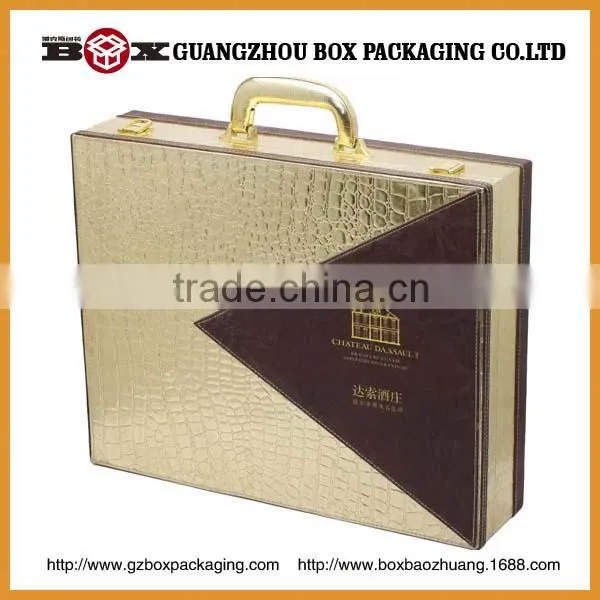 White Pu Leather Suite Case Storage Box photo-3