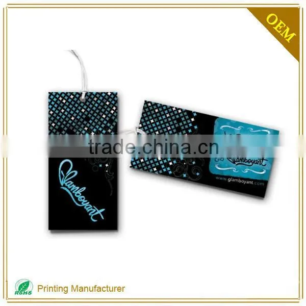 OEM Plastic Label Hang Recycled Paper Hang Tag Printing photo-2