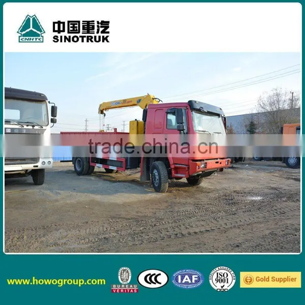 SINOTRUK HOWO 4X2 Crane Truck 266Hp for Sale Truck Crane photo-2