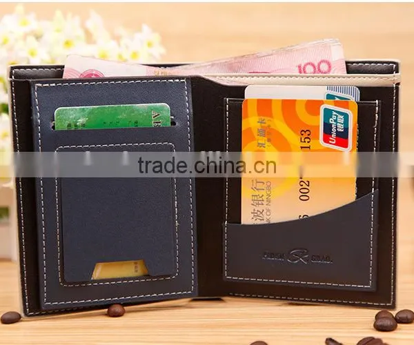 PIDENGBAO Bi-Fold Flap Closure Wallet for Men Made by pu Leather photo-5