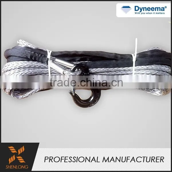 2016 New Products Polyester Covered For Pulling or Lifting Cheap Hand Winch Rope With Brake