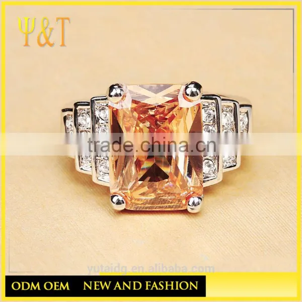 Jingli Jewelry Big Ruby Stone Engagement Ring (YJ-880) photo-3