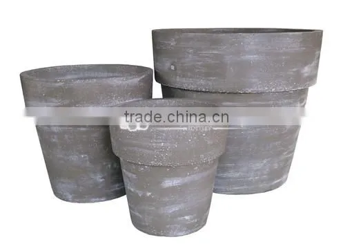 Light Cement Atlantis Outdoor Pot