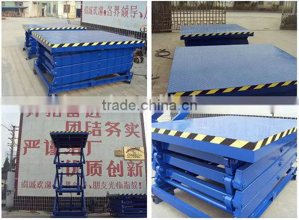 2000KG Stationary Hydraulic Scissor Lift Table Wiht Good Quality For Sale photo-3