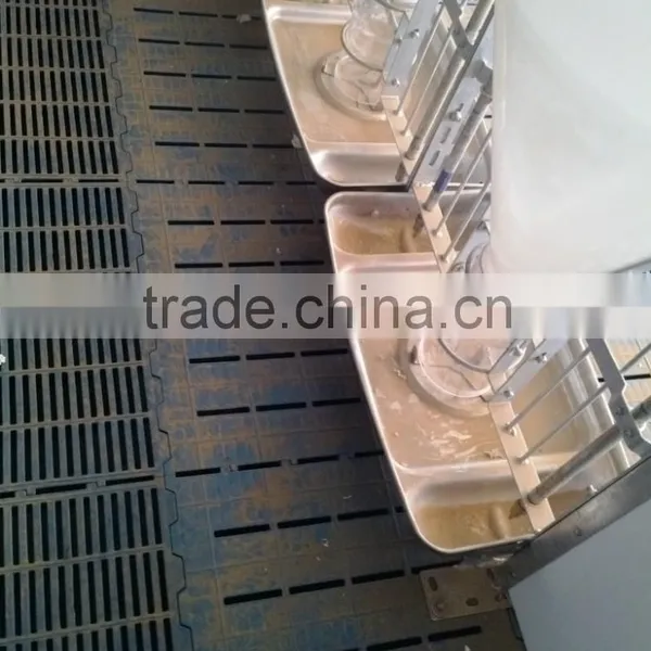 Pig PE Dry-wet Feeder With Stainless Steel Feed Pan photo-3