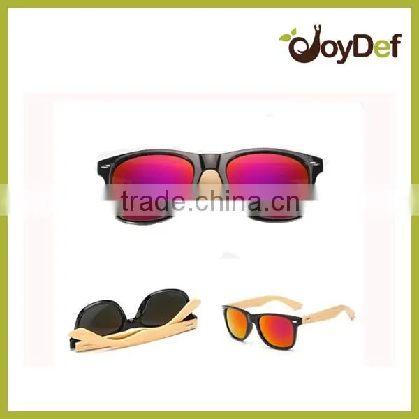 The Most Fashionable High End PC Bamboo Outdoor Unisex Polarized Sunglasses With Mirror Lens