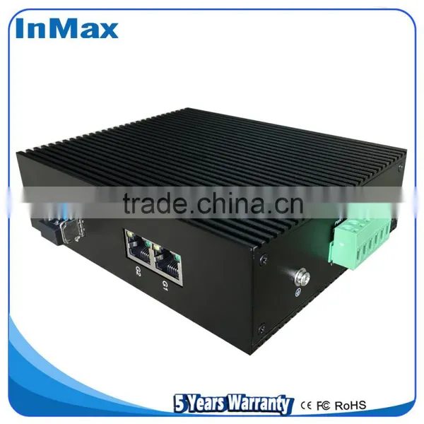3 Ports Gigabit 1x1000BaseX SFP and 2x10/100/1000BaseT(X)Ports Din-Rail Gigabit Industrial Ethernet Switches I503A photo-2