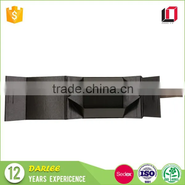 Professional OEM Cardboard Paper Luxury Magnet Closure Folding Gift Box With Flip Lid photo-2
