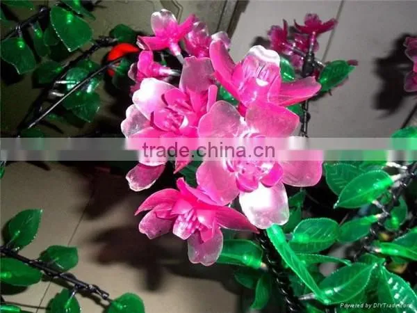 Artificial Flower Outdoor Lights Led Tree Wood Frame Christmas New Products Christmas Lights Outdoor Led Tree Lights photo-3