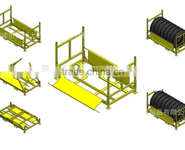 All Kinds of Powder Coated Steel Plate Stacking Rack/warehouse Pallet Racking/pallet Warehouse Rack for Asian Market photo-3
