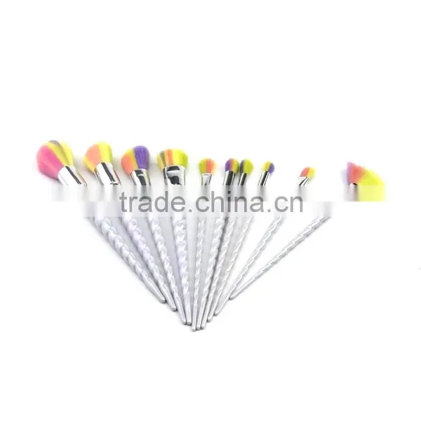 2017 New Unicorn Thread Makeup Brushes Professional Make Up Brushes Fiber Brush Set Makeup Tools Eyebrow Eyeliner Powder Brushes photo-6