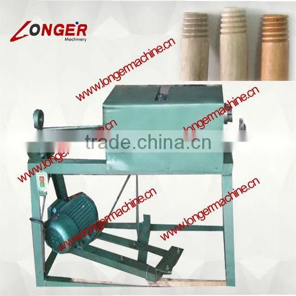 Wood Broom Handle Threading Machine/Wood Stick Screw Making Machine