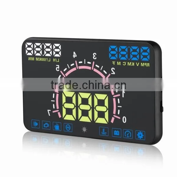 5.8 Inch HUD E350 Digital Speedometer Car OBD2 HUD Display photo-2