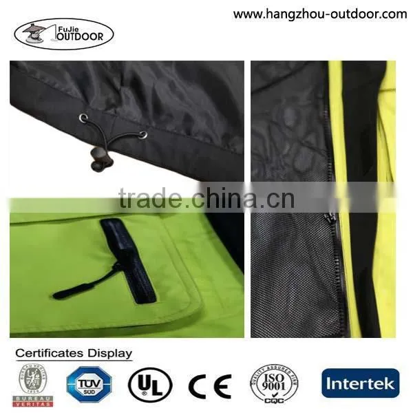 High Visibility Waterproof Auto Racing Jacket photo-4