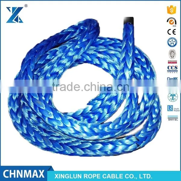 Convenience high intensity uhmwpe rope, boat marine docking rope, high quality anchor line