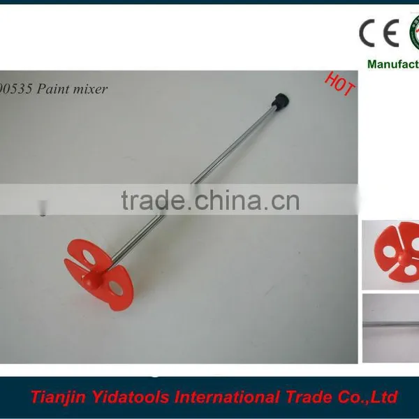 Plastic impeller paint mixer