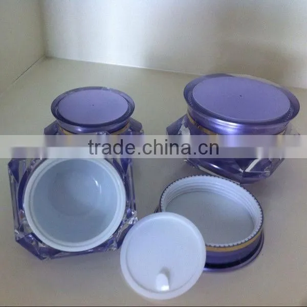 2016 Unique New Diamond Unique Shape Jar for Face Cream photo-2