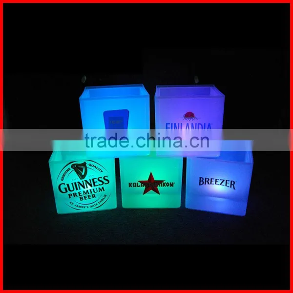 LED Color Lights Changing Square Waterproof Ice Bucket Beer Champagne Party Bar photo-6