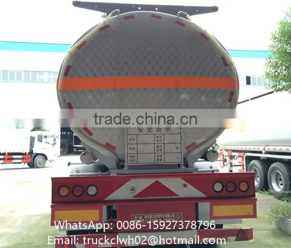 45m3 50m3 Oil Tank Semi Trailer Aluminum Tanker Trailer photo-3