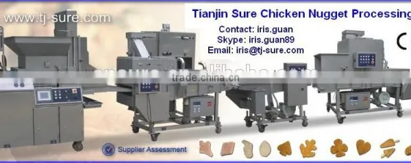 Reciprocating Stainless Steel Food Conveyor/Automatic Burger Patty Machine/Chicken Popcorn Processing Machine photo-5