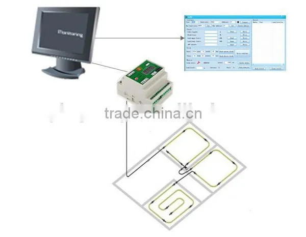 Ultrastrong Breaking Strength Location Water Leak Detection Cable, 4 Pins Water Sensing Cable, Leak Sensor Cable Alarm photo-6