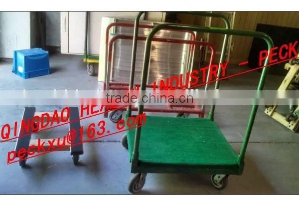 Vinyl Coating Red Panel Mover WITH 3 UPRIGHTS FOR MOVING MATTRESS AND PLYWOOD ,GLASS ,DOORS photo-2
