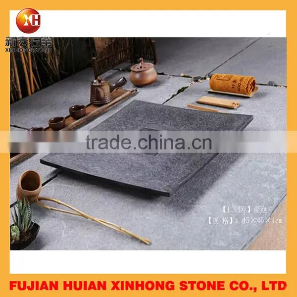 Hollow Out Drainage Black Tea Tray With Competitive Price photo-4