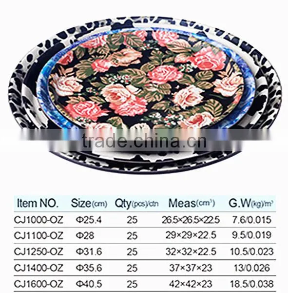 Serving Tray Sets, Round/Square Melamine Tray for European Market photo-5