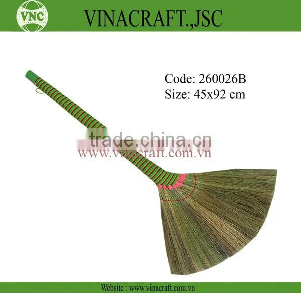 Vietnam Grass Broom With Plastic Fiber photo-2