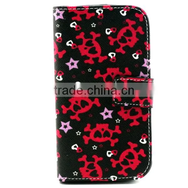 Cute Cartoon PU Leather Flip Book Stand Wallet Cover Case For Samsung Galaxy 9300 photo-6