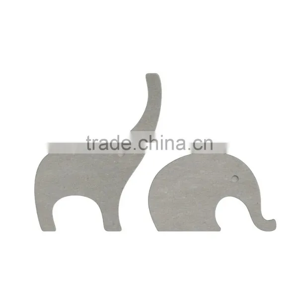New Year Cute Elephant Shape Ceramic Cement Candle Holder photo-2