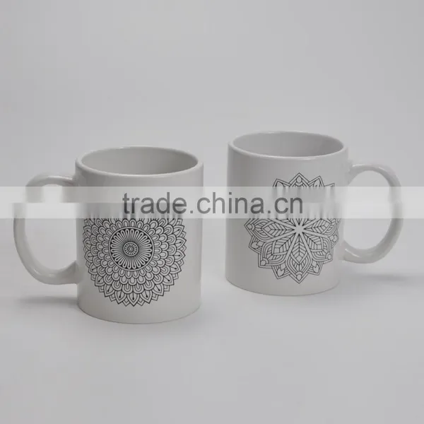 DIY Cermaic Mugs for Promotion, 11oz Stoneware Mug With Special Pens photo-4