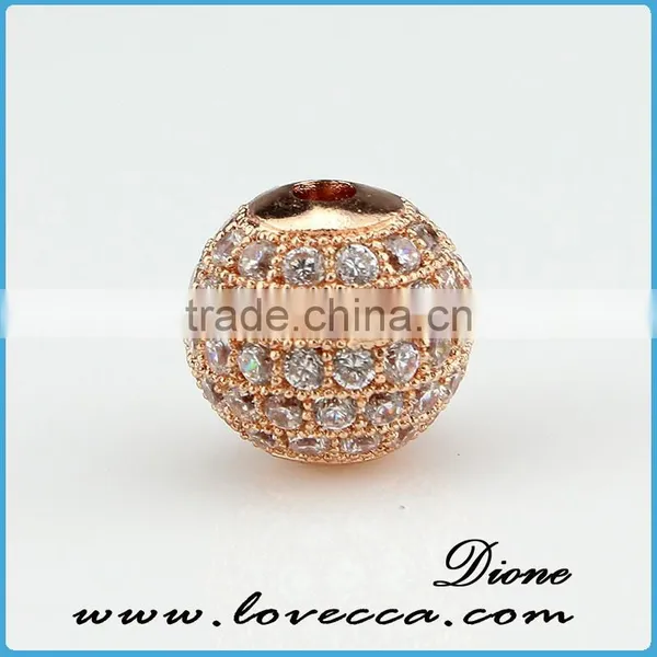 Supply Cooper Micropave Setting Pendant Gold Plating Jewelry Pendant for Weeding photo-2