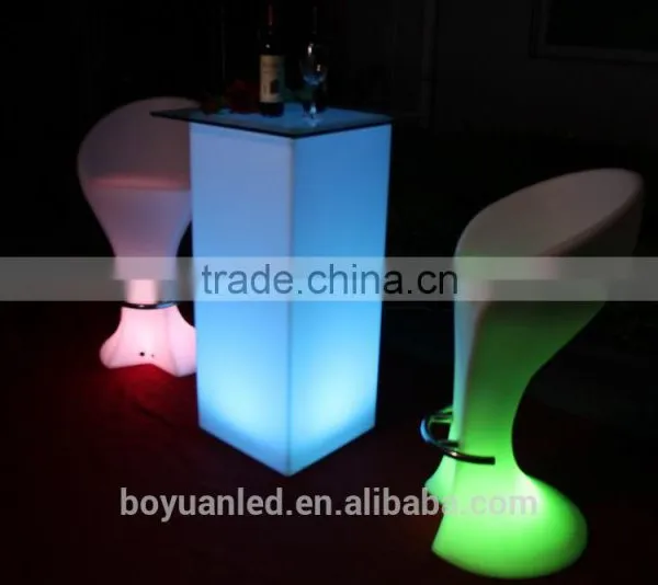 Rechargeable Battery Disco Modern Glowing Furniture With IR Remote Control photo-6