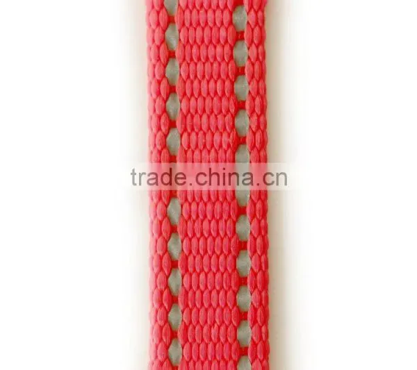 Reflective Webbing Strap, Custom Reflective Nylon Webbing for Pet Leash, Outdoor Furniture Nylon Webbing With Reflective Strip photo-2