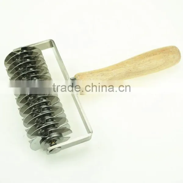 42082 Dough Bread Cookies Pie Cake Lattice Pastry Cutter Roller Kitchen Tool Craft New photo-2