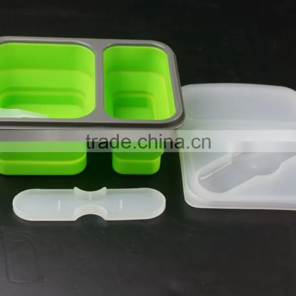 16129 Collapsible Silicone Kids Food Storage Box photo-6