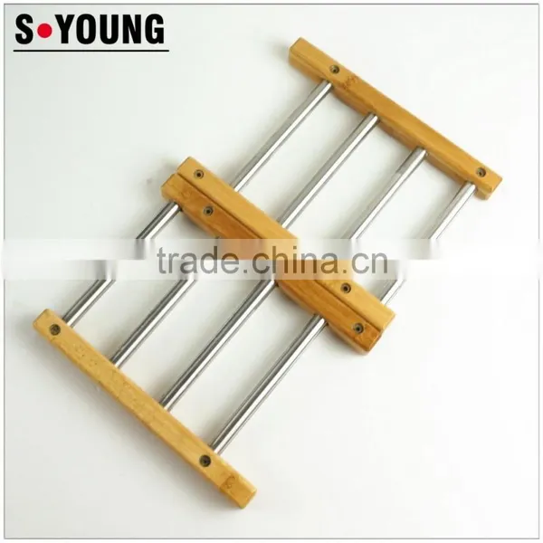 22031 Ajustable Bamboo Pot Holder photo-3