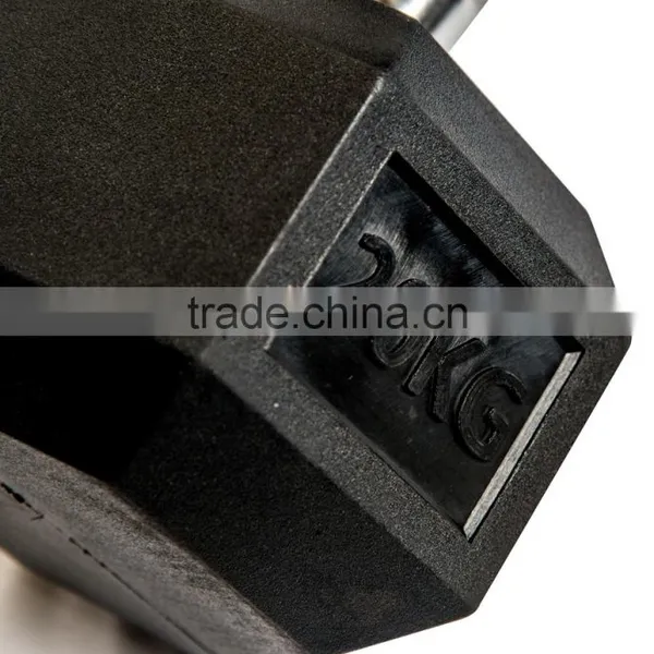 Wholesale Rubber Coated Hex Dumbbell Crossfit Equipment Gym Equipment photo-5